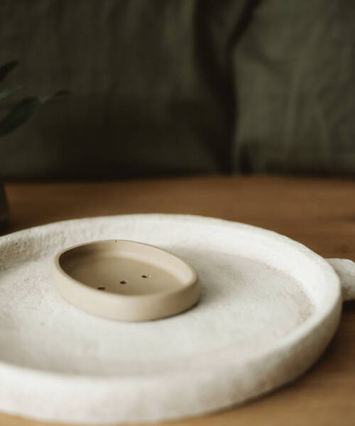- imagePorte-savon en jesmonite