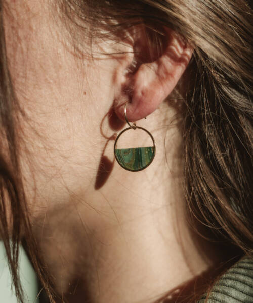 - imageBoucles d’oreilles Horizon – Forêt