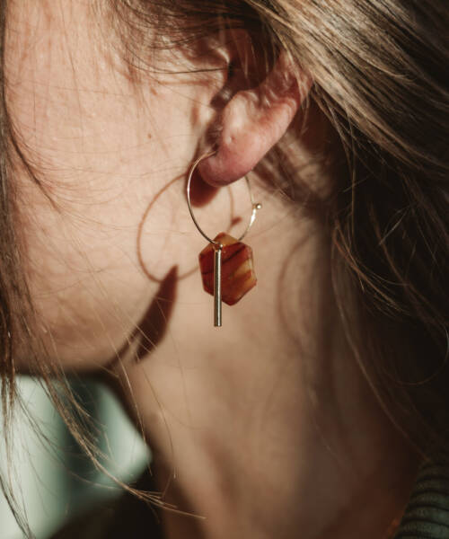 - imageBoucles d’oreilles Athéna –  Butternut